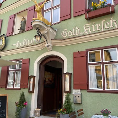 Goldner Hirsch Hotel Dinkelsbühl Eksteriør billede