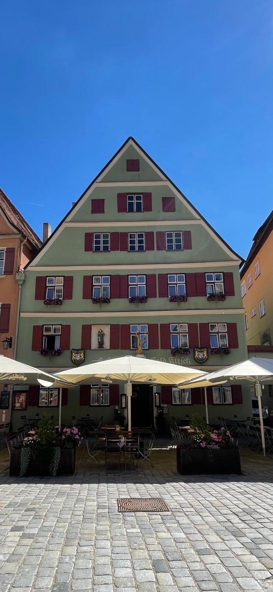 Goldner Hirsch Hotel Dinkelsbühl Eksteriør billede